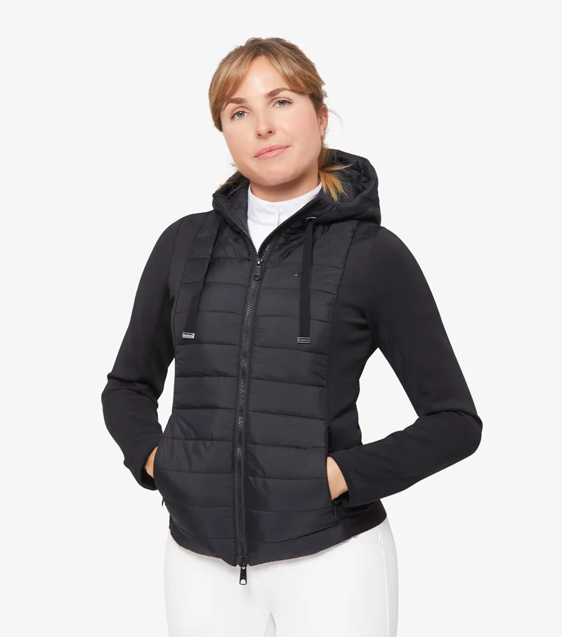 Premier Equine Arion Ladies Riding Jacket With Hood Black - Image 2