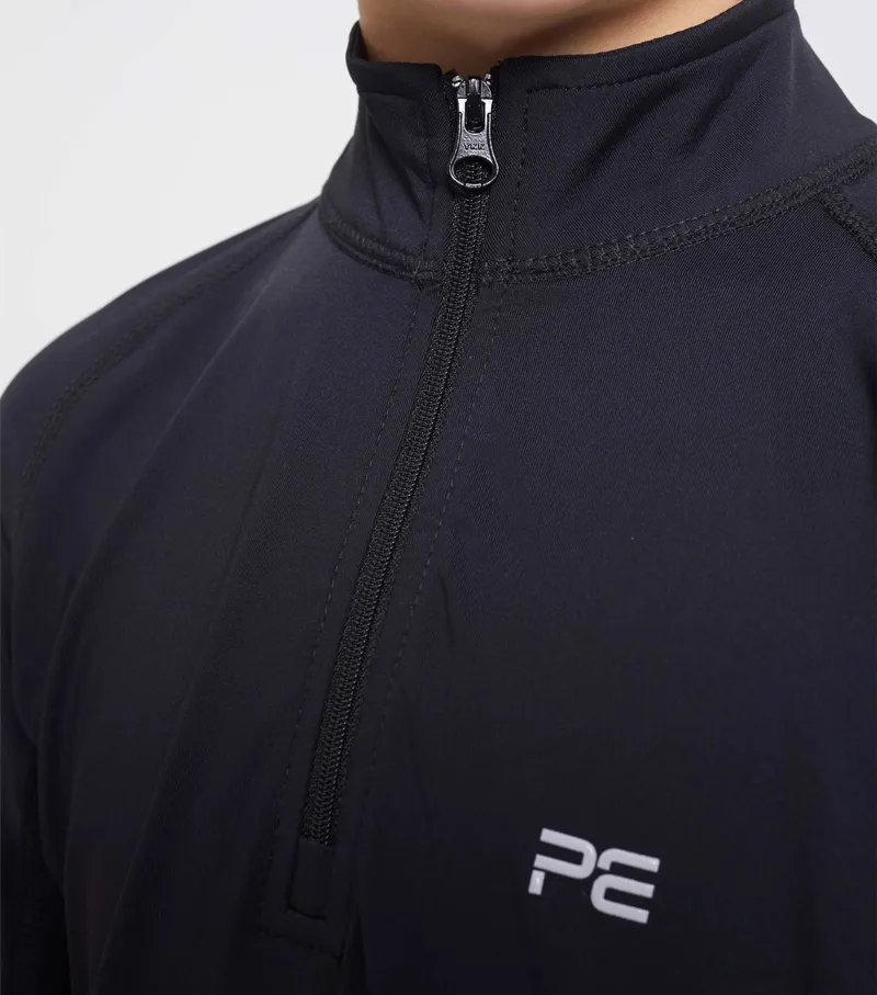 Premier Equine Artax Junior Unisex Base Layer Black - Image 4