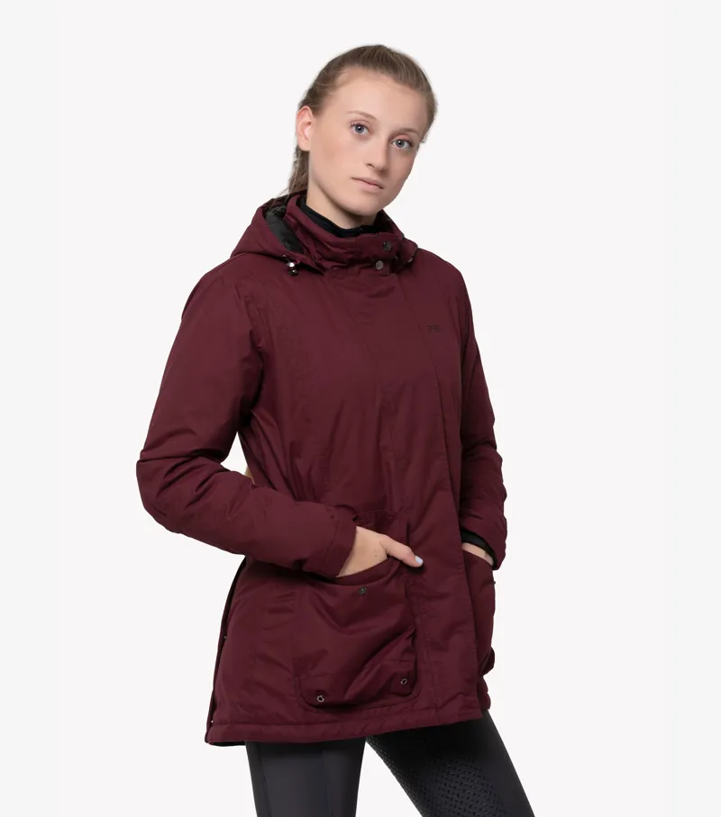 Premier Equine Cascata Ladies Waterproof Jacket Wine - Image 2