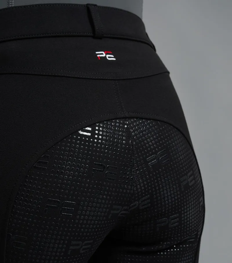 Premier Equine Cassa Ladies Full Seat Gel Riding Breeches - Black - Image 4
