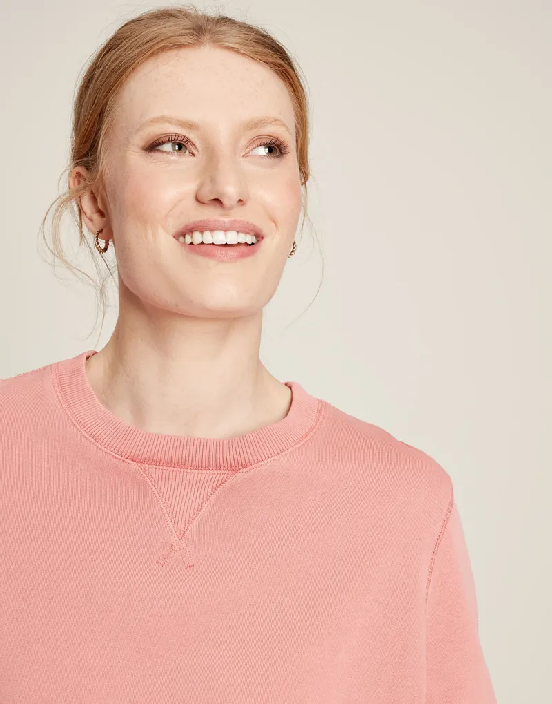 Joules Women's Amina Crew Neck Sweatshirt - Soft Pink - Image 2