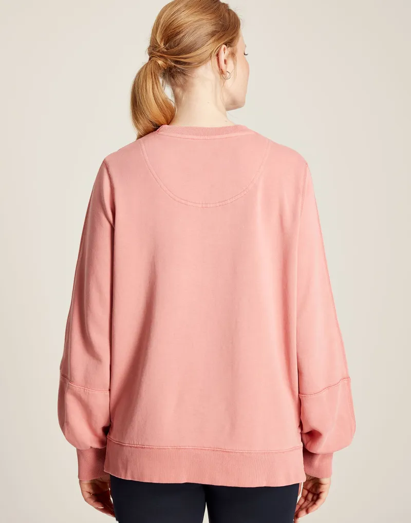 Joules Women's Amina Crew Neck Sweatshirt - Soft Pink - Image 5