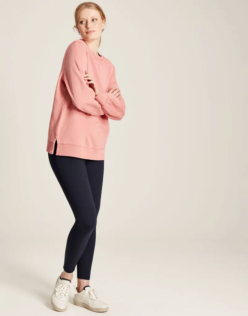 Joules Women's Amina Crew Neck Sweatshirt - Soft Pink - Image 6