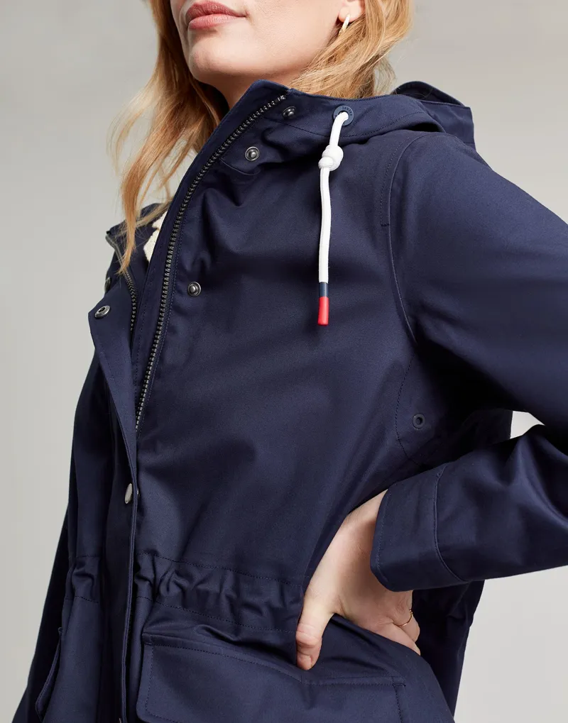 Joules Padstow Raincoat - French Navy - Image 5