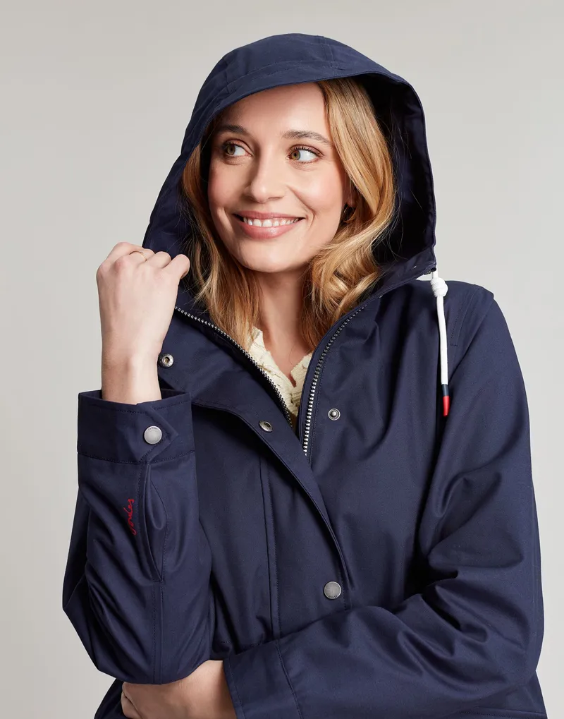 Joules Padstow Raincoat - French Navy - Image 7