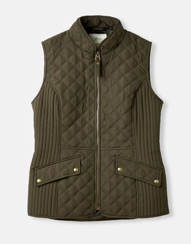 Joules Women's Minx Quilted Gilet - Heritage Green - Image 5