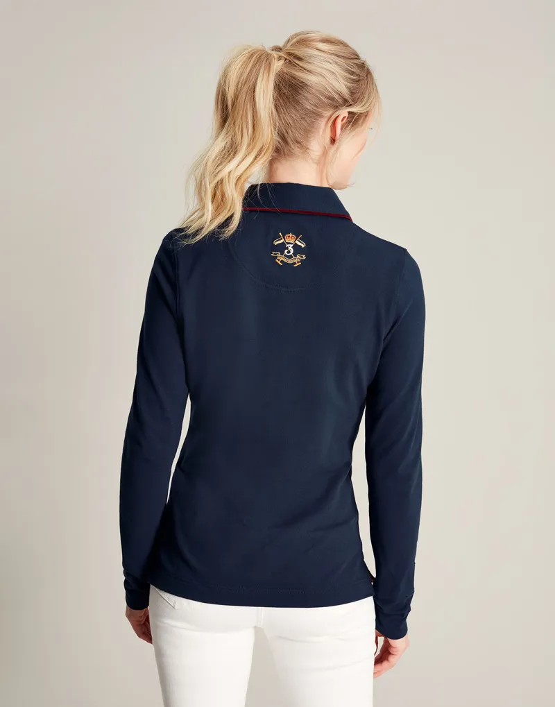 Joules Women's Ashley Long Sleeved Polo - French Navy - Image 5