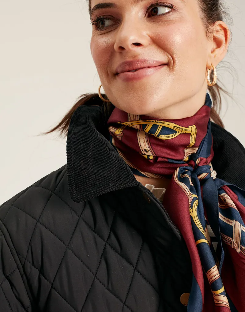 Joules Women's Arlington Cropped Quilted Jacket - Black - Image 2