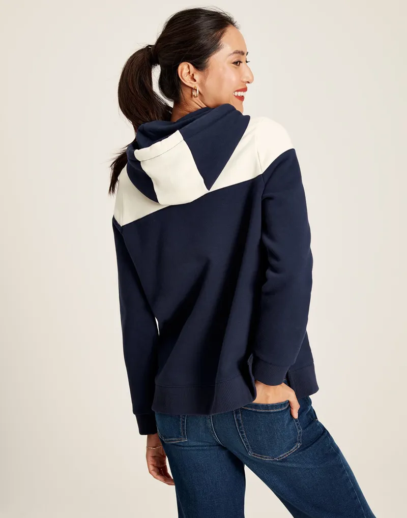 Joules Women's Alexa Embroidered Hoodie - French Navy - Image 4