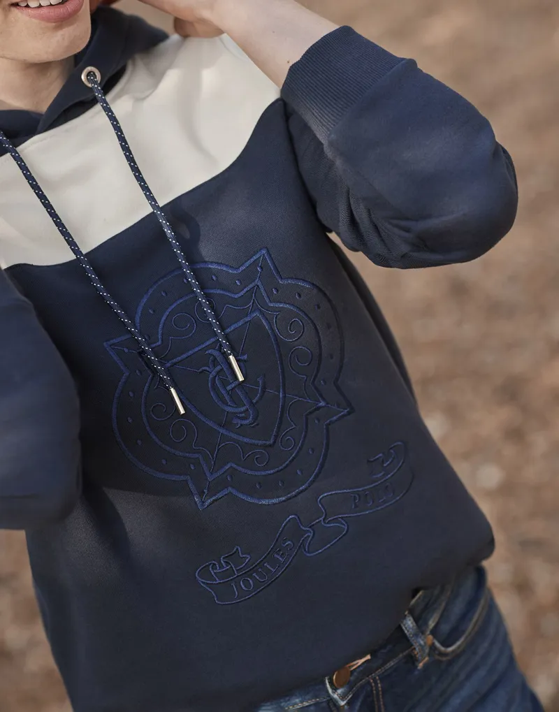 Joules Women's Alexa Embroidered Hoodie - French Navy - Image 6