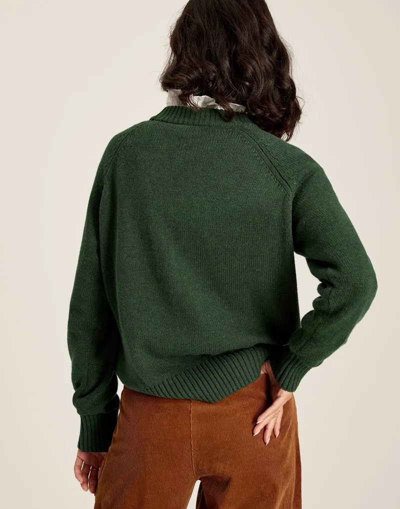 Joules Women's Margot Intarsia Jumper - Heritage Green - Image 6