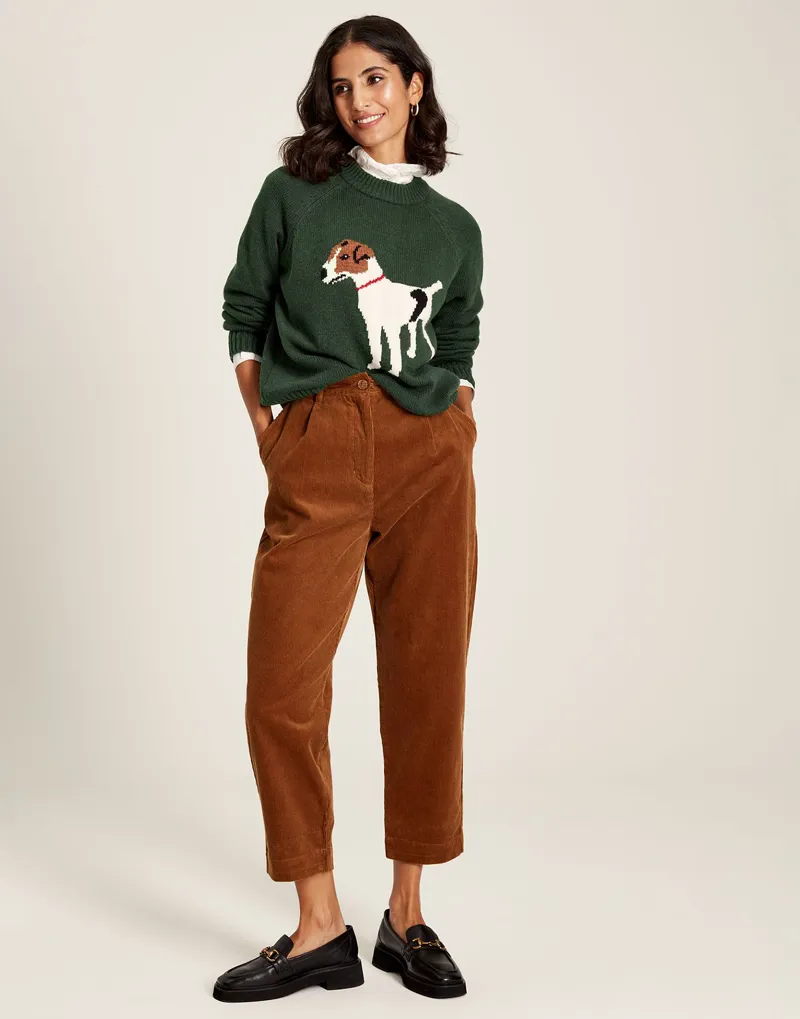 Joules Women's Margot Intarsia Jumper - Heritage Green - Image 7