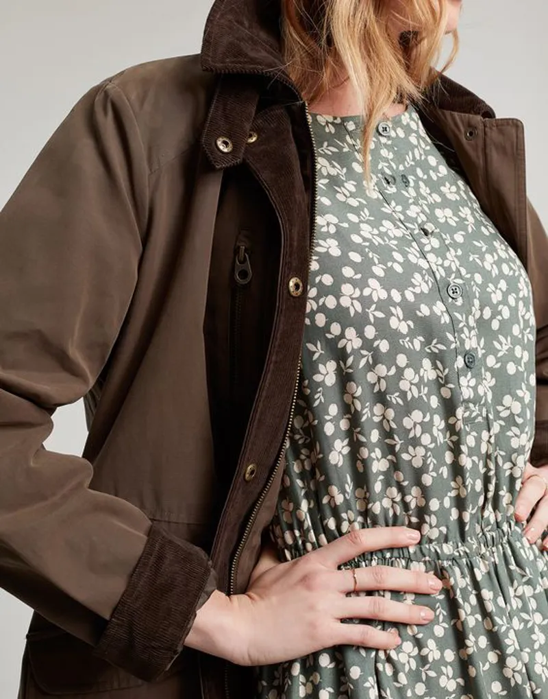 Joules Montford Waxed Jacket - Sable Brown - Image 2