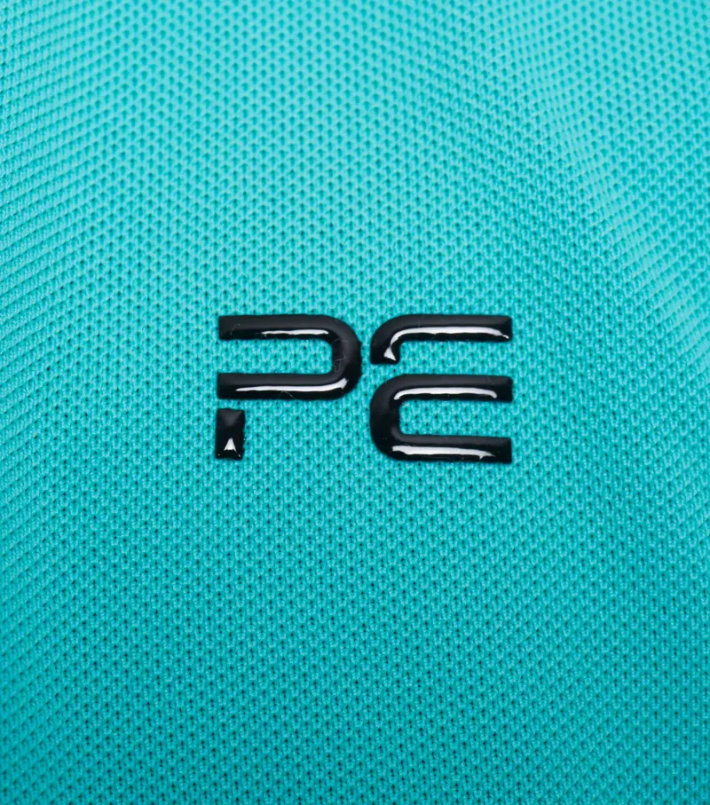 Premier Equine Cisco Junior Unisex Polo Shirt Turquoise - Image 4