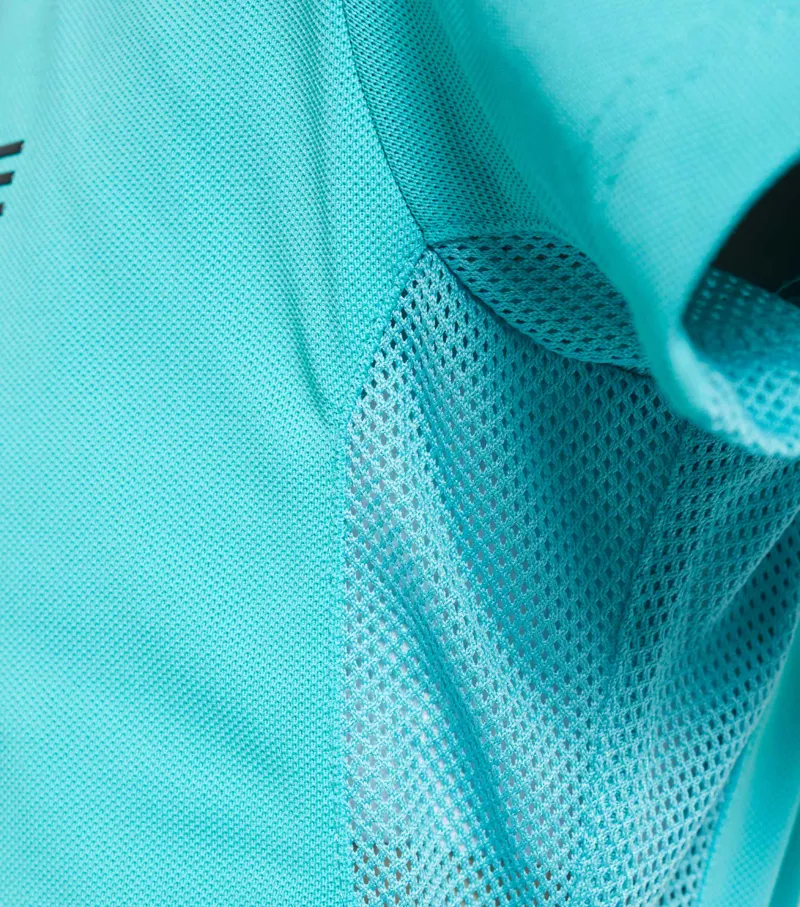 Premier Equine Cisco Junior Unisex Polo Shirt Turquoise - Image 5