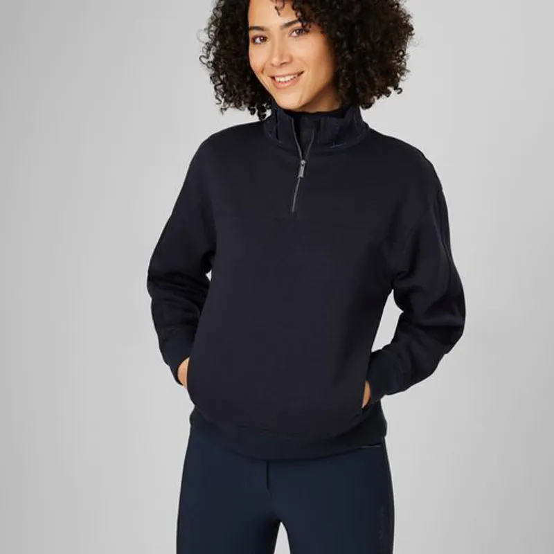 LeMieux Kali Quarter Zip Sweatshirt - Navy