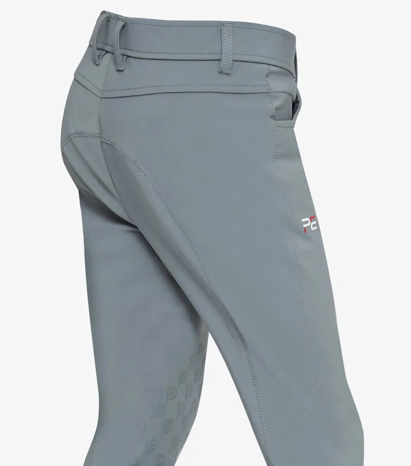 Premier Equine Derby Boys Riding Breeches Grey - Image 4