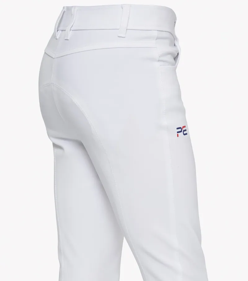 Premier Equine Derby Boys Riding Breeches White - Image 3