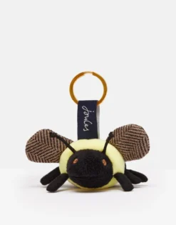 Joules Bumble Bee Keyring - Black