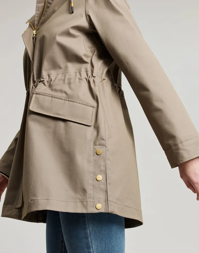 Joules Padstow Raincoat - Mushroom - Image 4
