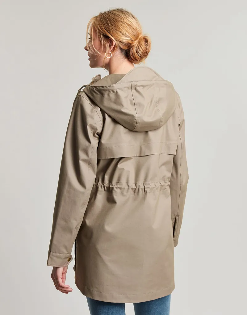 Joules Padstow Raincoat - Mushroom - Image 6