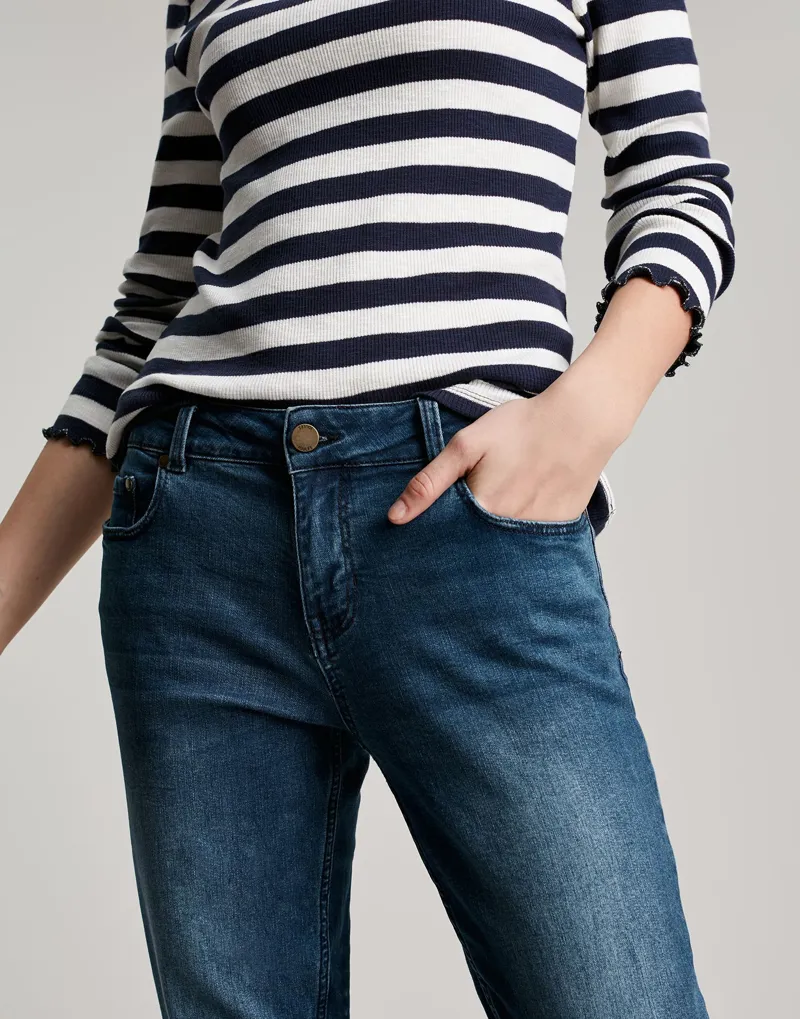 Joules Simone Girlfriend Jeans - Indigo - Image 3
