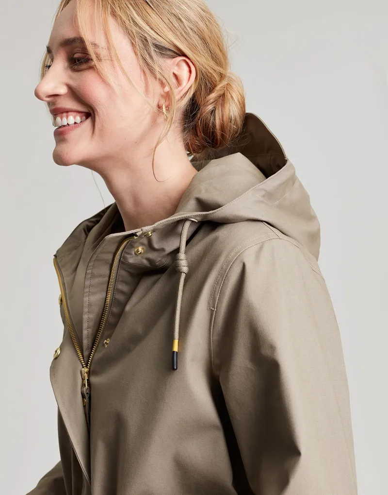 Joules Padstow Raincoat - Mushroom - Image 2