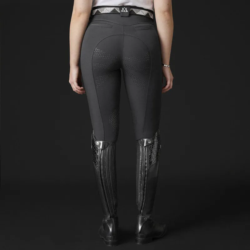 Mountain Horse Ester Breeches 3/4 Grip Breeches Black - Image 5
