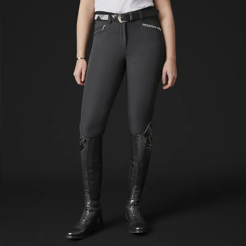 Mountain Horse Ester Breeches 3/4 Grip Breeches Black - Image 3