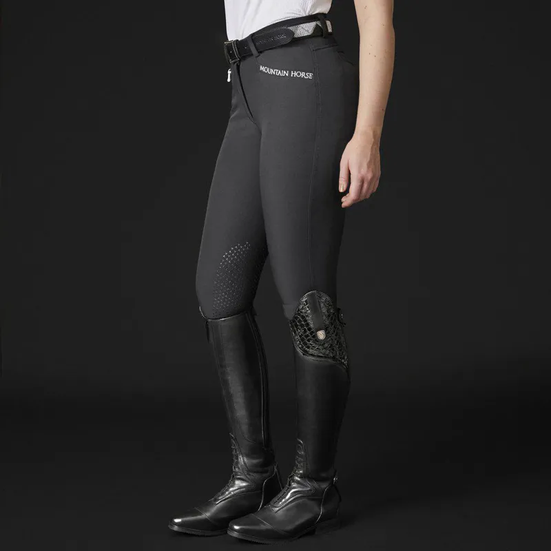 Mountain Horse Ester Breeches 3/4 Grip Breeches Black - Image 4