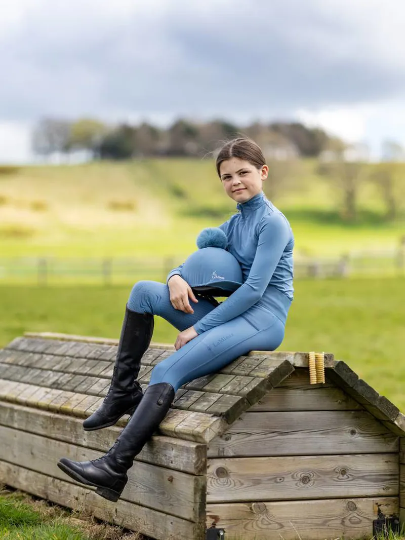 LeMieux Young Rider Base Layer Ice Blue - Image 2