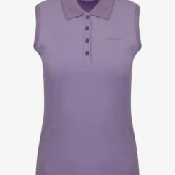 LeMieux Sleeveless Polo Shirt Iris