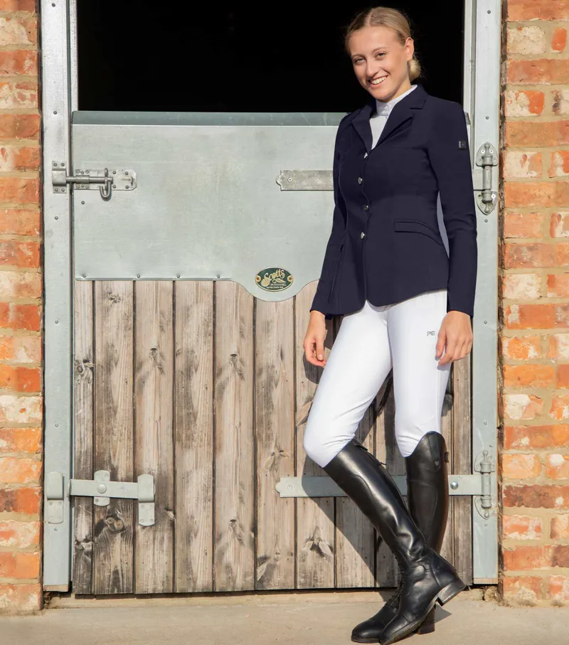 Premier Equine Hagen Ladies Competition Jacket Navy - Image 2