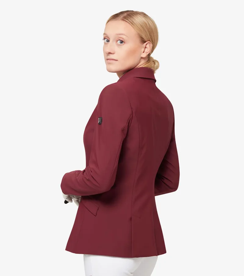 Premier Equine Hagen Ladies Competition Jacket Wine - Image 3