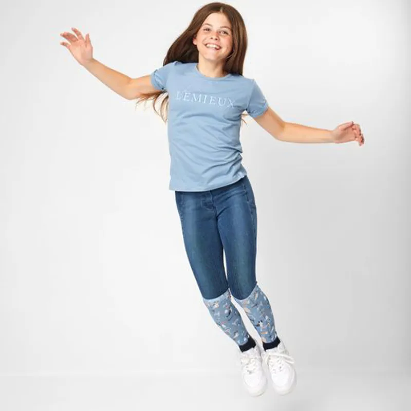 LeMieux Young Rider Sarah T-Shirt Denim - Image 4