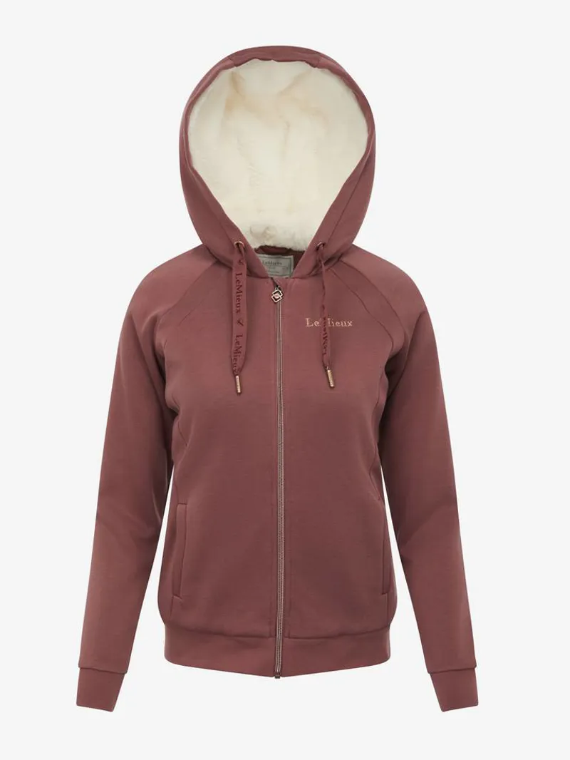 LeMieux Sherpa Lined Hoodie Orchid - Image 2