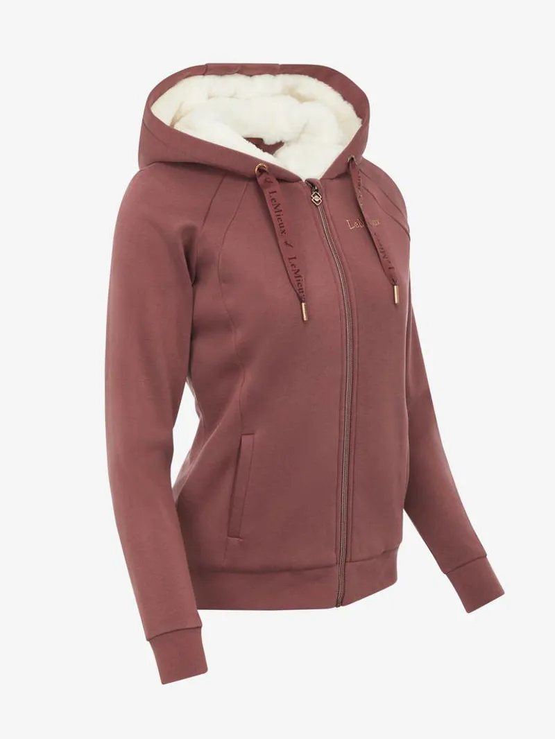 LeMieux Sherpa Lined Hoodie Orchid - Image 4