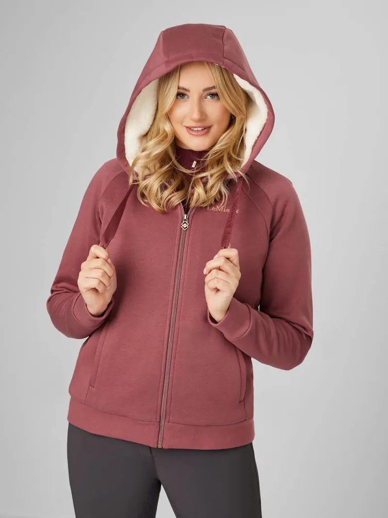 LeMieux Sherpa Lined Hoodie Orchid - Image 3