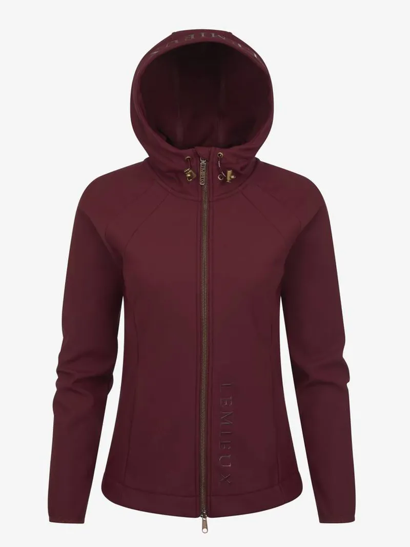 LeMieux Charlotte Soft Shell Jacket Merlot - Image 2