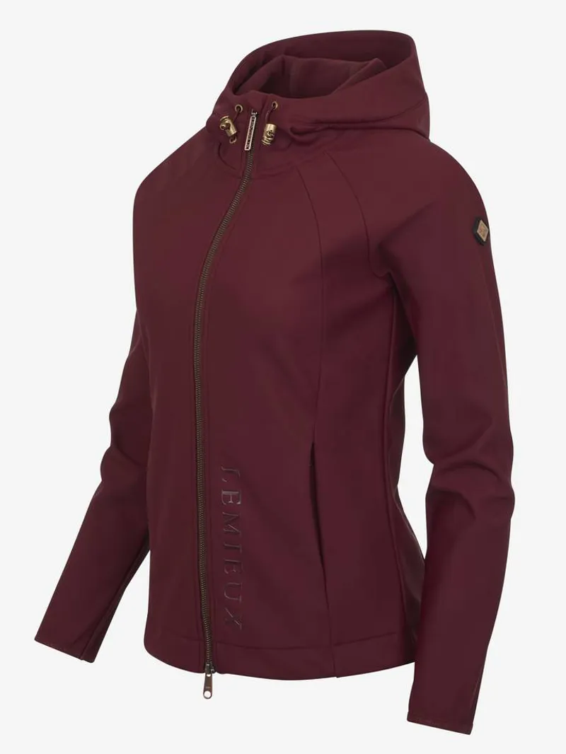 LeMieux Charlotte Soft Shell Jacket Merlot - Image 6