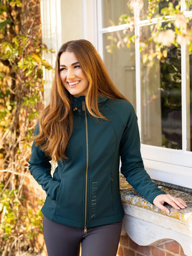 LeMieux Charlotte Soft Shell Jacket Spruce - Image 3