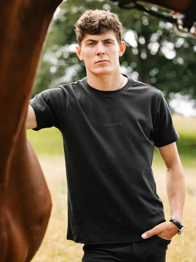 LeMieux Mens LeMieux T-Shirt Black