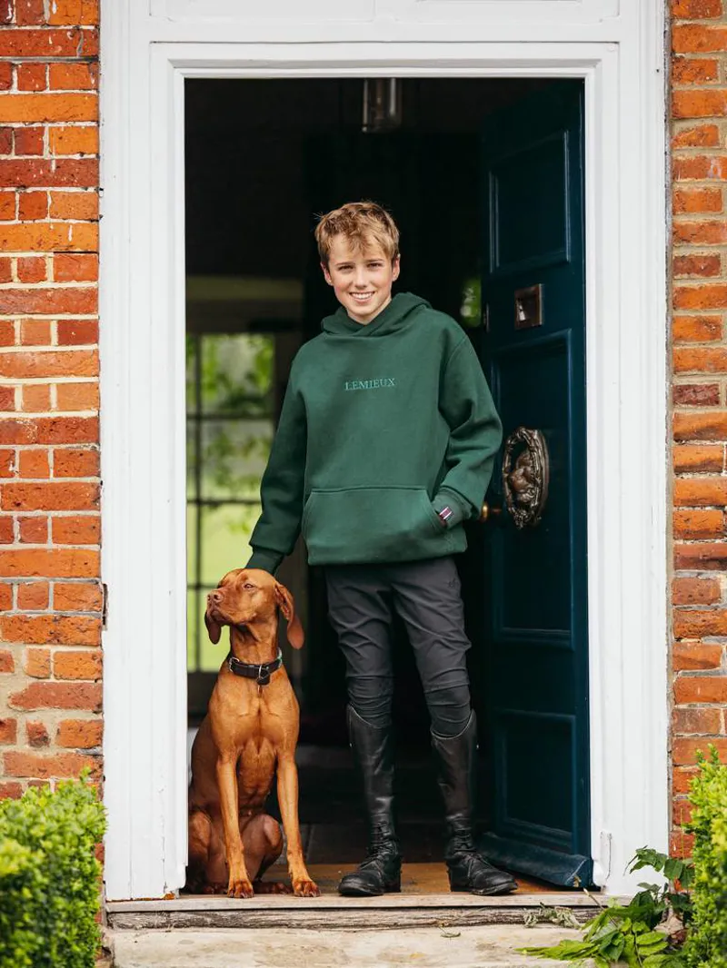 LeMieux Young Mens Hoodie Spruce - Image 3