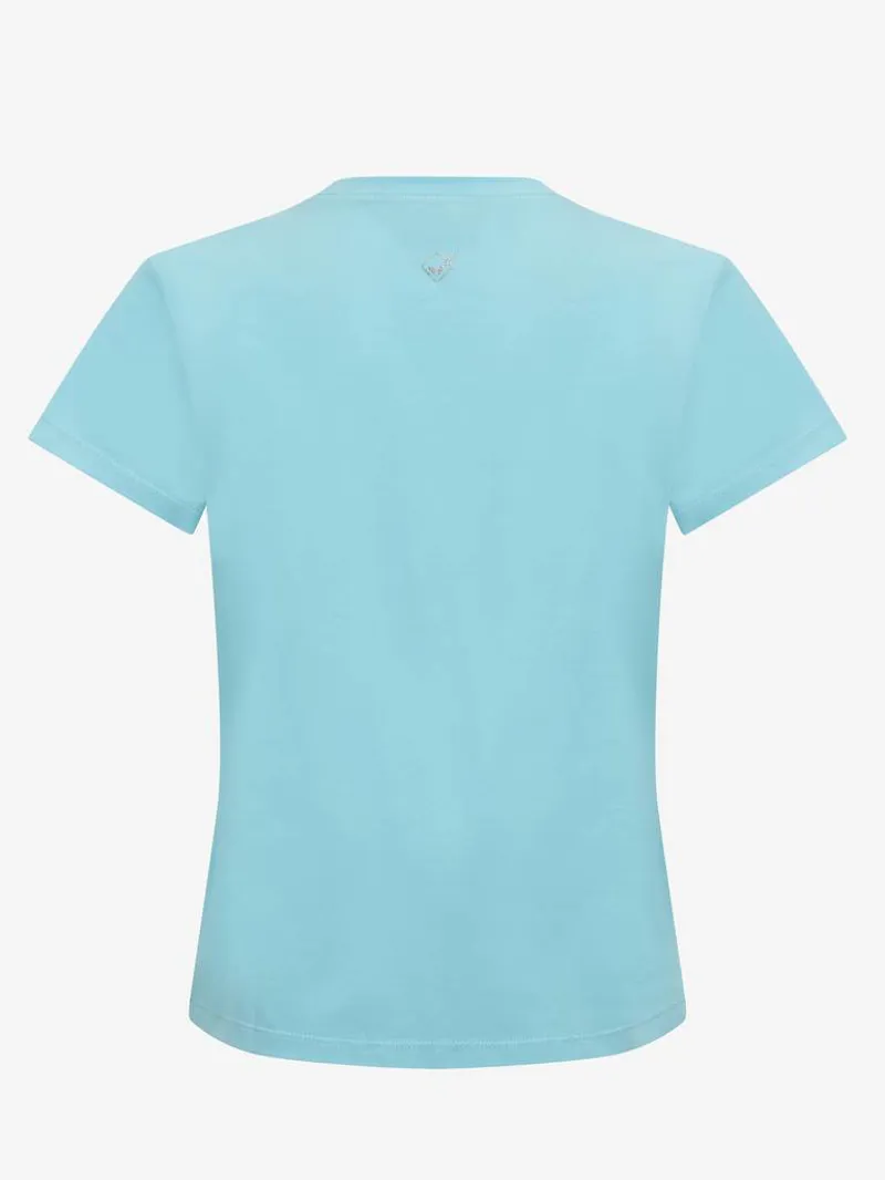 LeMieux Young Rider Diamante T-Shirt Azure - Image 4