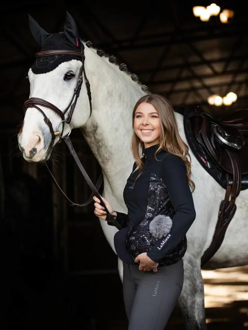 LeMieux Adour Base Layer Black - Image 3