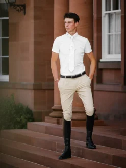 LeMieux Mens Pleated Breech Beige