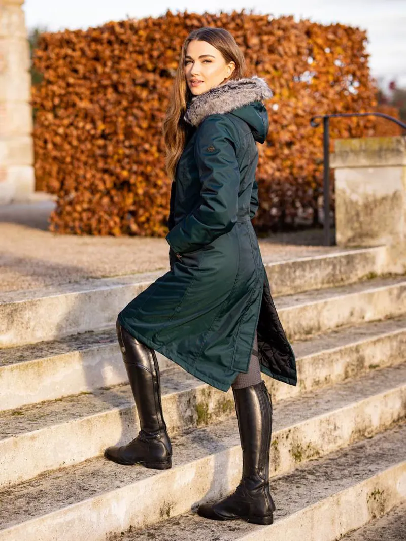 LeMieux Loire Waterproof Riding Coat Spruce - Image 5