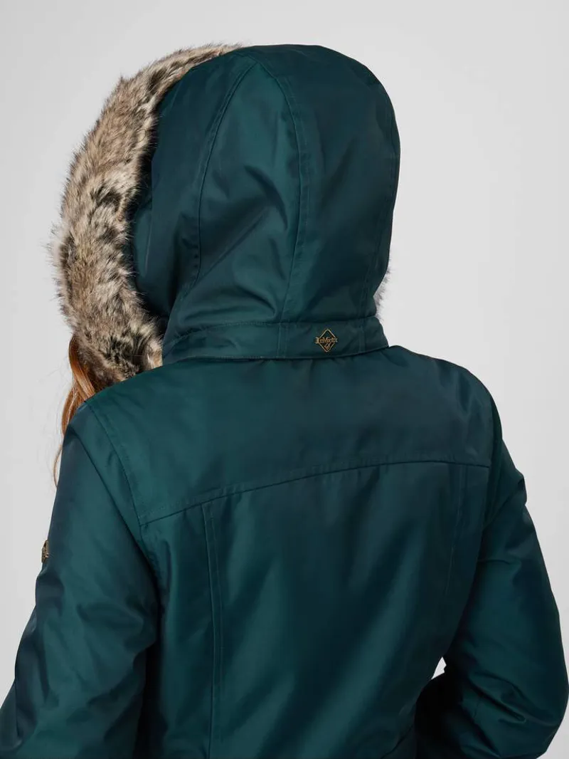 LeMieux Loire Waterproof Riding Coat Spruce - Image 9