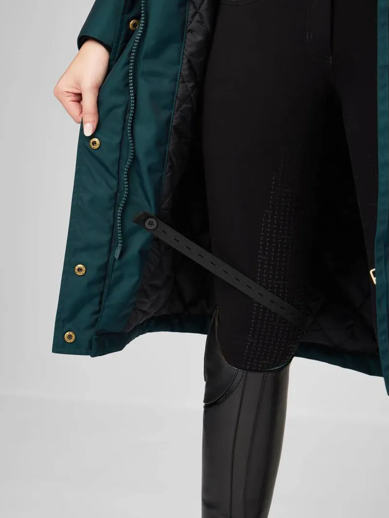 LeMieux Loire Waterproof Riding Coat Spruce - Image 8