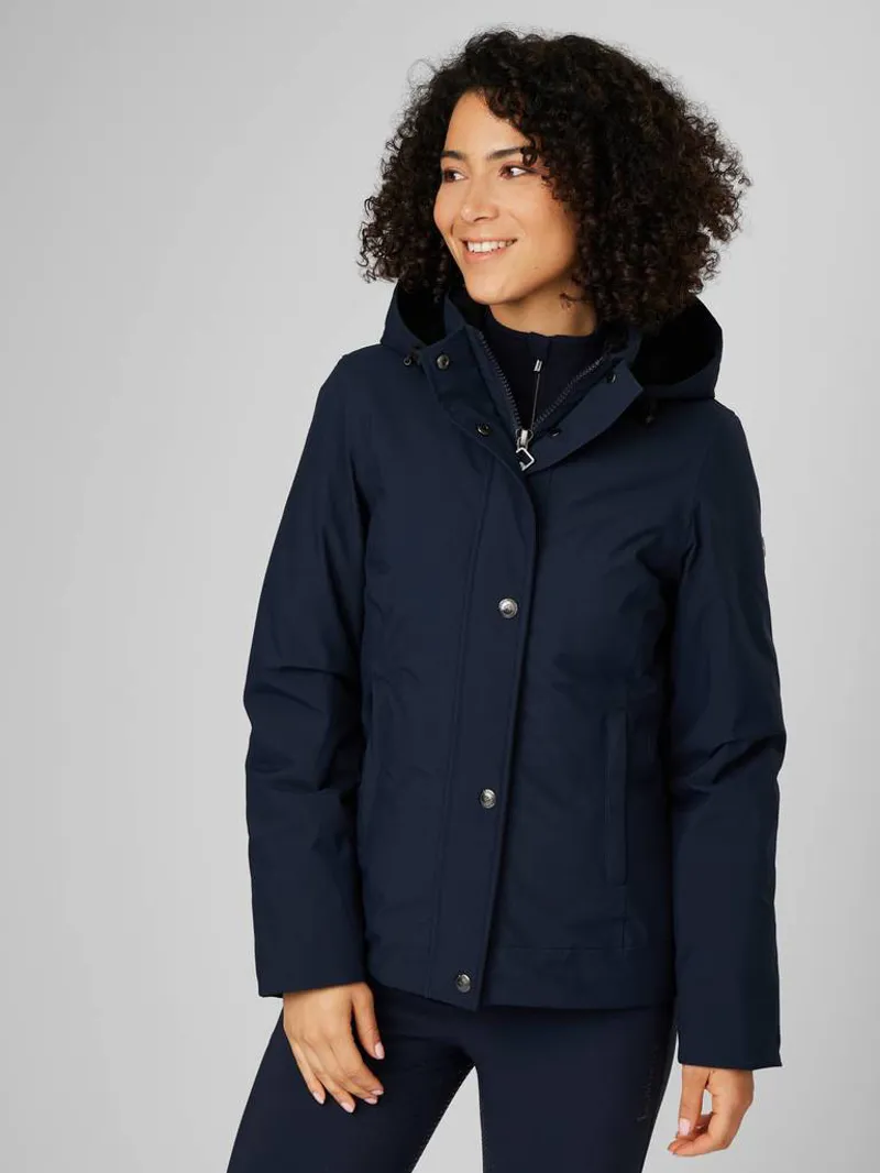 LeMieux Laura Waterproof Short Coat Navy - Image 4